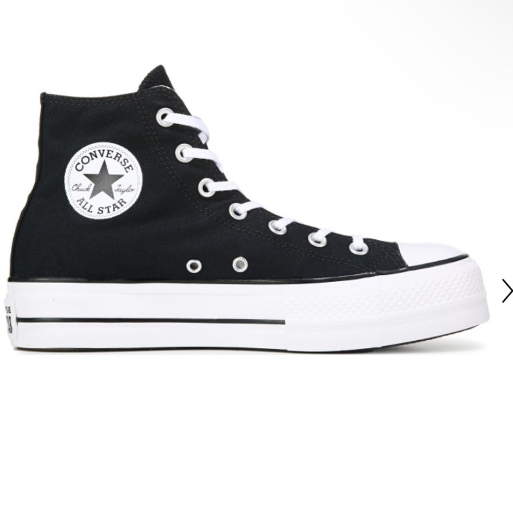 Black Platform Converse High Tops